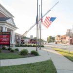 9-11 Brownsburg Fire Territory Lowering the Colors at Sunset