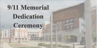 9-11 Memorial at Arbuckle Commons Dedication