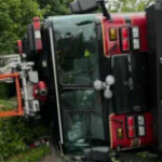 Ladder 131 Involved In Rollover Accident