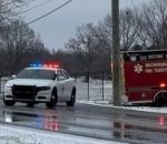 Brownsburg Ambulance Involved in Slide Off