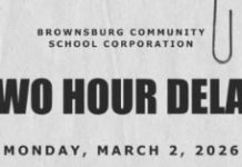 BCSC 2 Hour Delay – March 2nd 2026