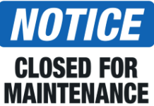 Splashpad Closed for Maintenance