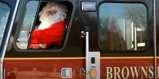 Santa Partners With BFT to Tour Area Neighborhoods