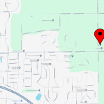 Brownsburg Youth Sports Complex Location with pin