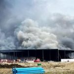 Construction Fire Ronald Reagan Pkwy & Connector Road