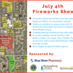 2018 July 4th Fireworks Show Location Announced