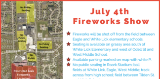 2018 July 4th Fireworks Show Location Announced