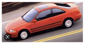 Similar Red 1993 Honda Civic - Image via BPD