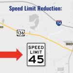 New Speed Limit – U.S. 136 – Pittsboro and Brownsburg