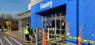 Brownsburg Fire Territory Partners with Walmart to Promote Social Distancing