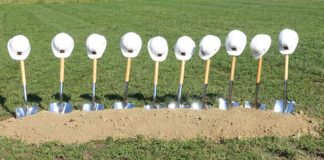 Ground Breaking for Dog Park