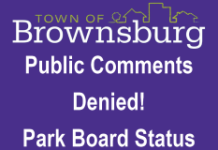 Comments Denied!  Park Board Status