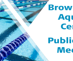 6:00 Tonight – Aquatic Center Public Input Meeting (11/14)