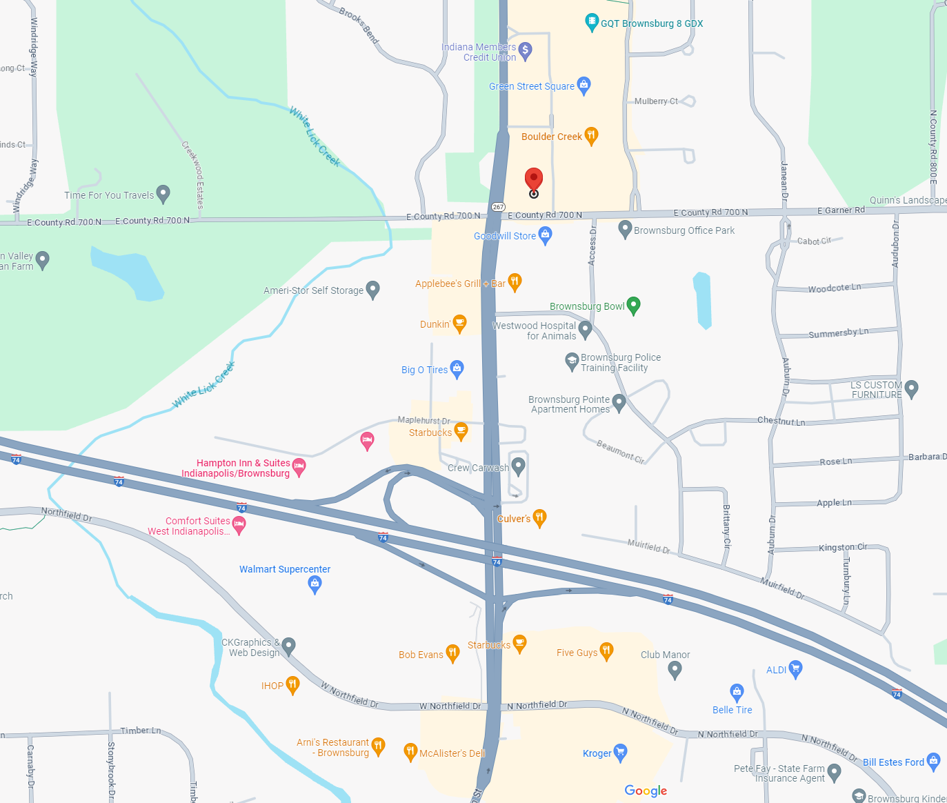 WAWA Announces Expansion to Brownsburg - WAWA Google Map Location Final 1 