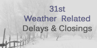 Thursday Weather Delays, Closings + MORE!